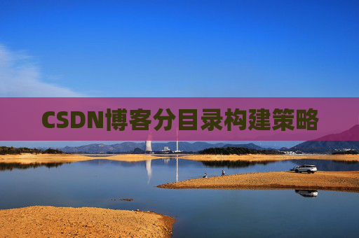 CSDN博客分目录构建策略